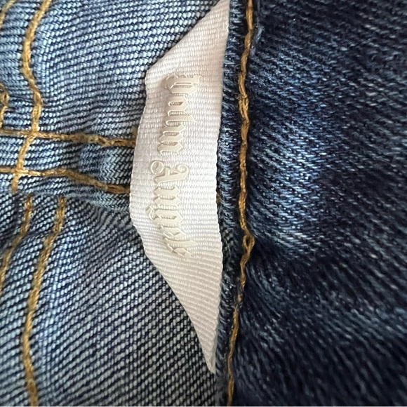 Palm Angels Girls Blue Denim Flared  Jeans 4 #10 - Picture 5 of 9